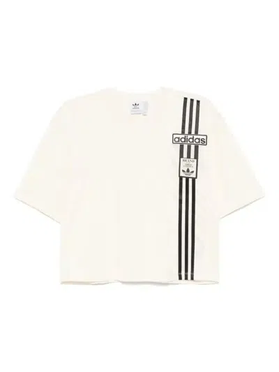 Adidas Originals Adibreak T-shirt In Neutrals