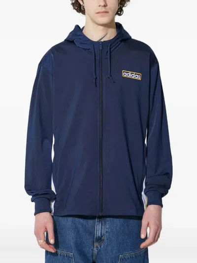 Adidas Originals Adibreak Zip-up Hoodie In Blue