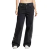 Adidas Originals Adicolor 3-stripes Denim Track Pants In Black