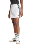 Adidas Originals Adicolor 3-stripes Miniskirt In White