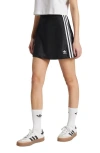 Adidas Originals Adicolor 3-stripes Miniskirt In Black