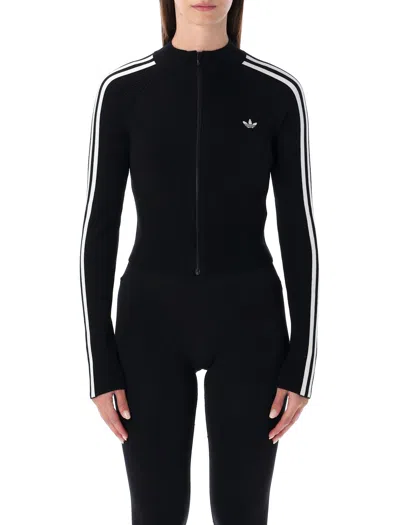 ADIDAS ORIGINALS ADIDAS ORIGINALS ADICOLOR 3-STRIPES SLIM KNIT TRACK TOP