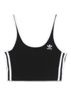 Adidas Originals Adicolor 3-stripes Sports Bra In Black
