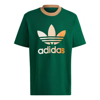 Adidas Originals Adicolor 70s Premium Trefoil T-shirt 'dark Green'