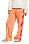Adidas Originals Adicolor Classic Firebird Loose Fit Recycled Polyester Track Pants In Orange