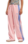 Adidas Originals Adicolor Classic Firebird Loose Fit Recycled Polyester Track Pants In Pink