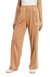 Adidas Originals Adicolor Classic Firebird Loose Fit Recycled Polyester Track Pants In Brown