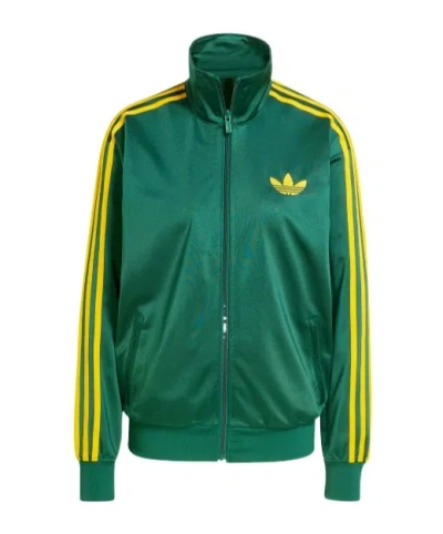Adidas Originals Adicolor Classic Firebird Loose Track Top In Green