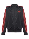 Adidas Originals Adicolor Classic Firebird Three-stripe Track Jacket In Black