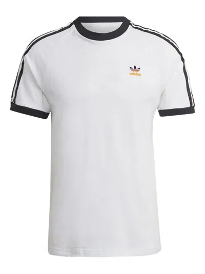 Adidas Originals Adicolor Classics 3-stripes T-shirt In White