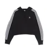 Adidas Originals Adicolor Classics Crop Hoodie Black Women's Lightweight Cropped Hoodie In Black