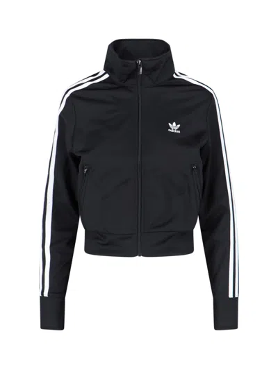 Adidas Originals 'adicolor Classics Firebird' Zip Sweatshirt In Black  