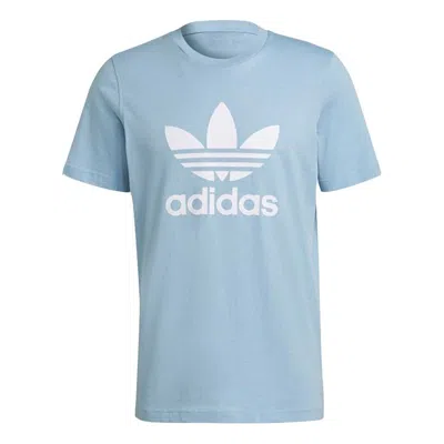 Adidas Originals Adicolor Classics Logo Tee In Blue