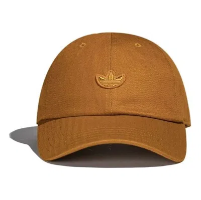 Adidas Originals Adicolor Cont Baseball Cap 'brown' In Orange