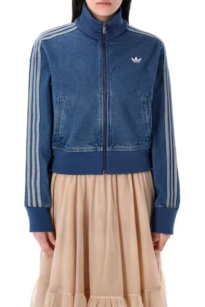 Adidas Originals Adicolor Denim Track Top In Blue