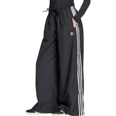 Adidas Originals Adicolor Oversized Track Pants In Black