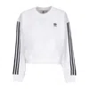 Adidas Originals Adicolor Sweatshirt White Women's Lightweight Crewneck Sweatshirt In Multi