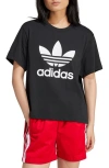 Adidas Originals Adidas Original Trefoil Logo T-shirt In Black
