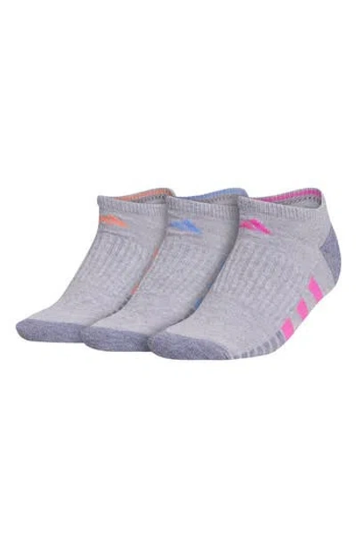 Adidas Originals Adidas 3-pack Cushioned 3.0 Ankle Socks In Gray