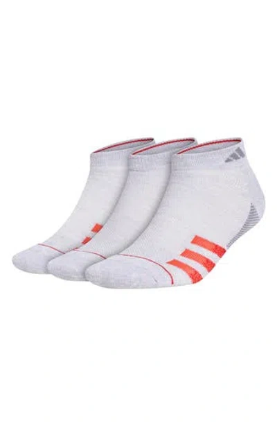 Adidas Originals Adidas 3-pack Superlite Stripe Low-cut Socks In Orange
