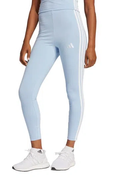 Adidas Originals Adidas 3-stripe Leggings In Blue