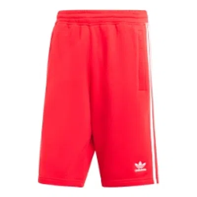 ADIDAS ORIGINALS ADIDAS 3-STRIPE SHORTS 'RED'
