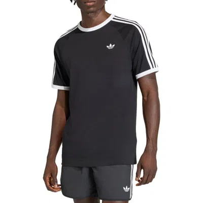 Adidas Originals Mens Adidas 3-stripes T-shirt In Black/white