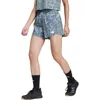 Adidas Originals Adidas 3-stripes High Waist Climacool Shorts In Silver Green