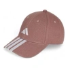 Adidas Originals Adidas 3 Stripes Logo Cap 'pink' In Brown