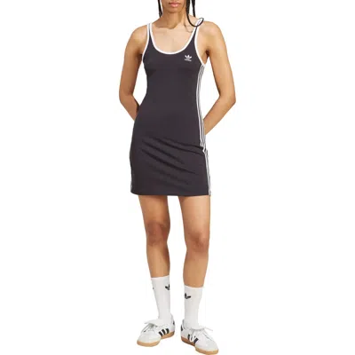 Adidas Originals Adidas 3-stripes Minidress In Black