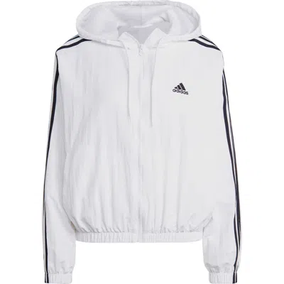 Adidas Originals Adidas 3-stripes Woven Windbreaker Jacket In Multi