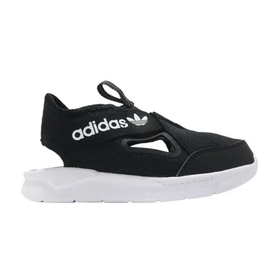 Pre-owned Adidas Originals Adidas 360 Sandals J 'black White' 2021 | Kid's Size 12