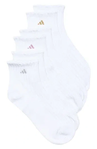 Adidas Originals Adidas 3-pack Sport Ankle Socks In White