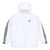 Adidas Originals Adidas 3st Puffy Dwn J Casual Sports Stay Warm Hooded Down Jacket White