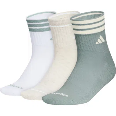 Adidas Originals Adidas 3-stripe 4.0 3-pack High Quarter Socks In Multi