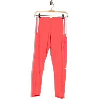Adidas Originals Adidas 3-stripes Crop Active Tights In Red