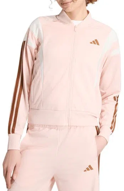 Adidas Originals Adidas 3-stripes Fashion Tracktop Bomber Jacket In Pink