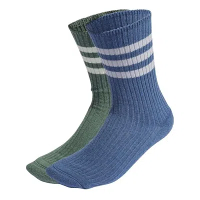 Adidas Originals Adidas 3stripes Lounge Crew Socks 2 Pairs In Multi