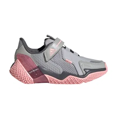 Pre-owned Adidas Originals Adidas 4uture Rnr El K 'grey Glow Pink' | Kid's Size 10.5