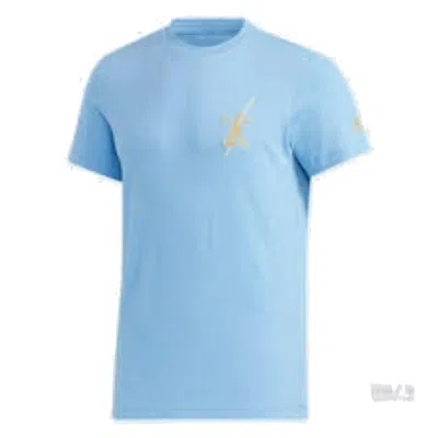 Adidas Originals Adidas 5 Generals Don T-shirt 'blue Gold'