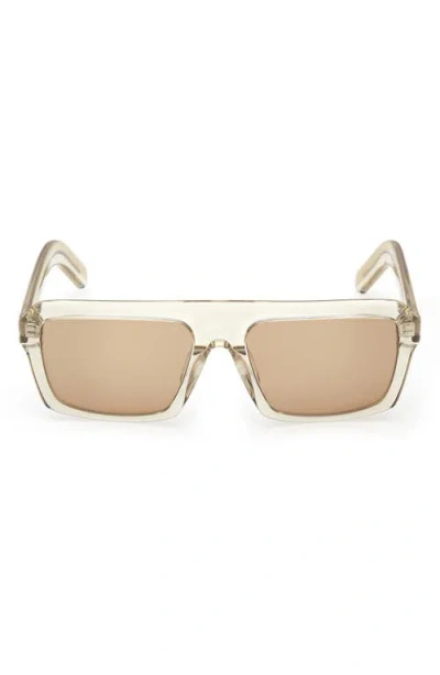 Adidas Originals Adidas 55mm Square Sunglasses In Neutral