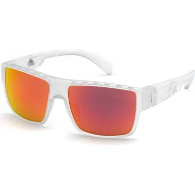 Adidas Originals Adidas 57mm Rectangular Sunglasses In Multi