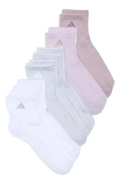 Adidas Originals Adidas 6-pack Athletic Cushioned Crew Socks In White