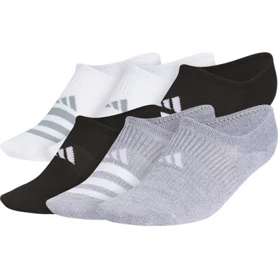 Adidas Originals Adidas 6-pack Superlite No Show Performance Socks In Multi