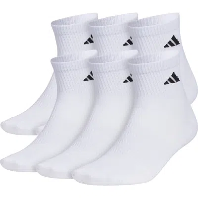 Adidas Originals Adidas 6-pack Superlite Quarter Socks In White