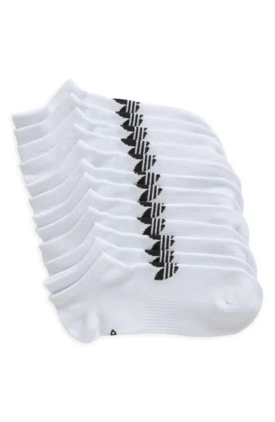 Adidas Originals Adidas 6-pack Originals Superlight Ankle Socks In White