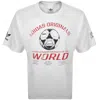 Adidas Originals Adidas 90s Football Graphic T Shirt White In White