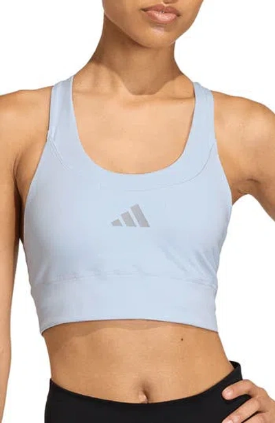 Adidas Originals Adidas Adi365 Pocket Sports Bra In Blue