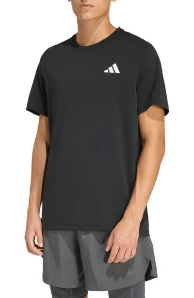 Adidas Originals Adidas Adi365 Running Climacool Iconic T-shirt In Black