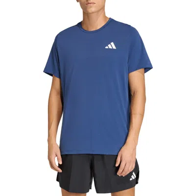 Adidas Originals Adidas Adi365 Running Climacool Iconic T-shirt In Blue